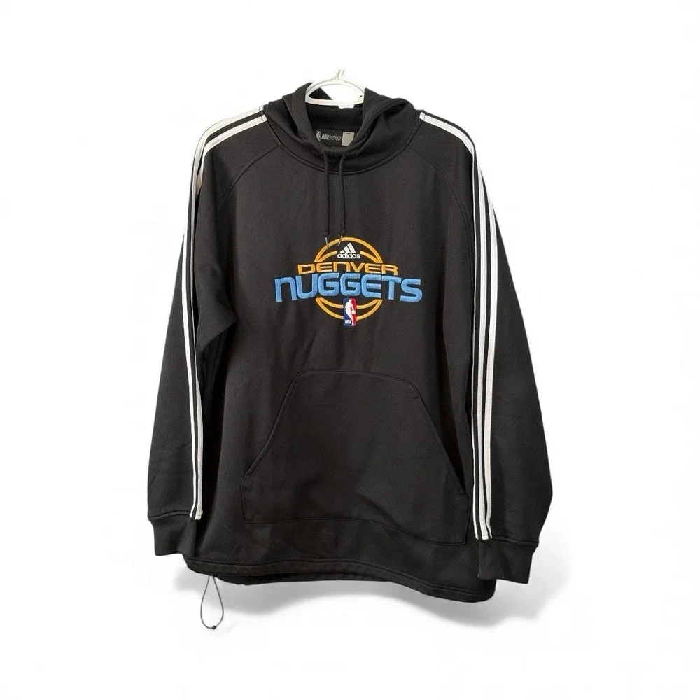 Adidas Denver Nuggets NBA Fusion Climawarm Black Hoodie‎ Men